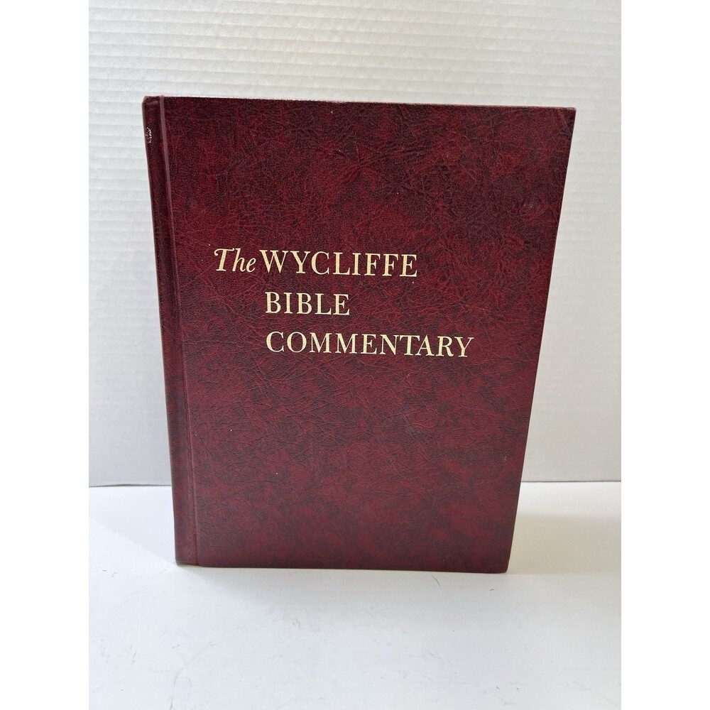 The Wycliffe Bible Commentary 1962 Vintage Burgundy HC Christian Religious